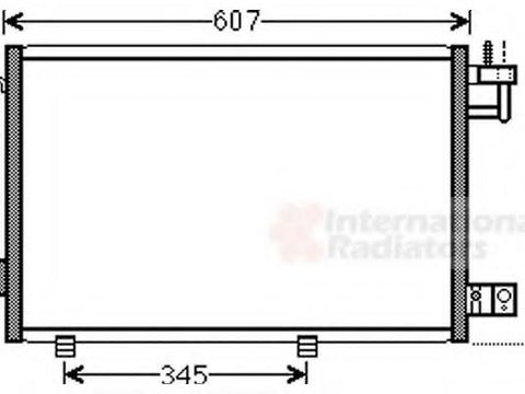 Condensator, climatizare FORD FIESTA VI, FORD FIESTA Van - VAN WEZEL 18005439