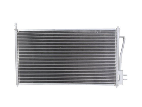 Condensator climatizare Ford Focus 1, 08.1998-11.2004, motor 1.4, 55 kw, 1.6, 81 kw, 1.8, 85 kw, 2.0, 108 kw benzina, cutie manuala, full aluminiu brazat, 665 (625)x360 (340)x16 mm, fara filtru uscator