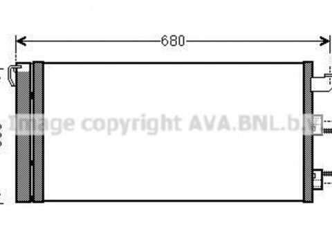 Condensator climatizare FTA5406D AVA QUALITY COOLING