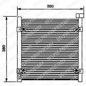 Condensator climatizare HONDA CIVIC Mk IV hatchbac