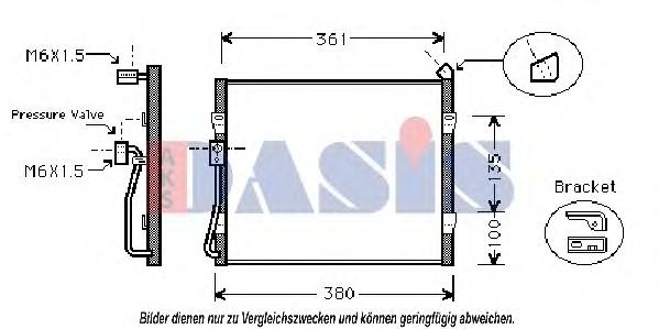 Condensator, climatizare HONDA CIVIC Mk IV limuzina (EG, EH), HONDA CIVIC Mk IV cupe (EJ), HONDA CIVIC Mk IV hatchback (MA, MB) - AKS DASIS 102060N