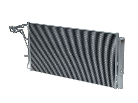 Condensator climatizare Hyundai Genesis/Coupe (BH), 11.2011-12.2014, motor 3.8 V6, 225 kw benzina, cutie manuala/automata, full aluminiu brazat, 694(655)x370x16 mm, cu uscator si filtru integrat