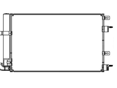Condensator climatizare Jaguar S-TYPE, 06.2004-2007, motor 2.7 d, 154 kw diesel, cutie manuala/automata, full aluminiu brazat, 600(563)x370x16 mm, cu uscator filtrat