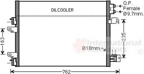 Condensator, climatizare JEEP COMPASS (MK49), JEEP PATRIOT (MK74) - VAN WEZEL 21005060