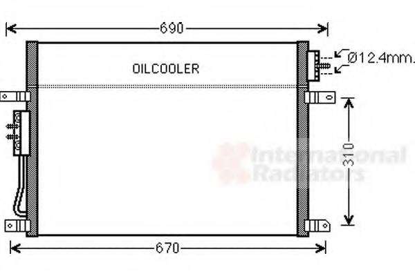 Condensator, climatizare JEEP GRAND CHEROKEE III (WH, WK) - VAN WEZEL 21005050