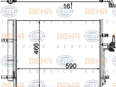 Condensator climatizare LAND ROVER DISCOVERY SPORT (LC) - Cod intern: W20088800 - LIVRARE DIN STOC in 24 ore!!!