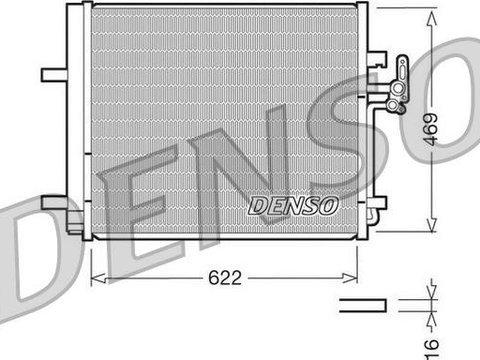 Condensator, climatizare LAND ROVER RANGE ROVER EVOQUE (L538) DENSO DCN10016