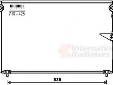 Condensator, climatizare LEXUS LS limuzina (UCF30) - VAN WEZEL 53005654