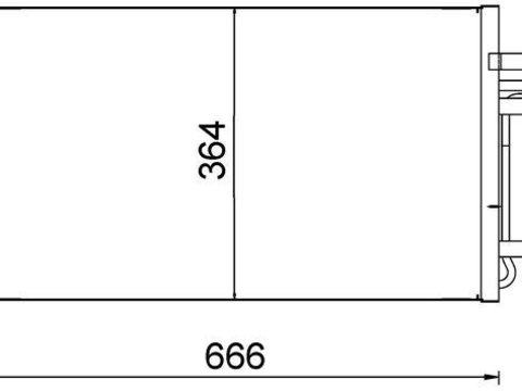 Condensator, climatizare MAHLE AC 374 000S