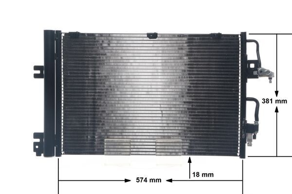 Condensator, climatizare MAHLE AC 377 00