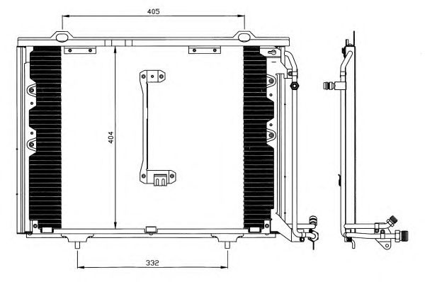 Condensator climatizare MERCEDES-BENZ B-CLASS (W246, W242) MAXGEAR: AC855741