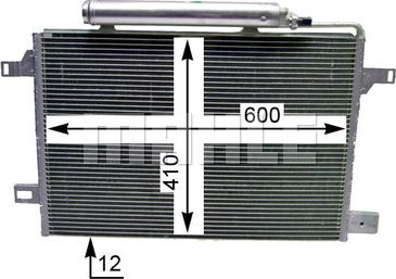 Condensator, climatizare MERCEDES-BENZ B-CLASS (W2