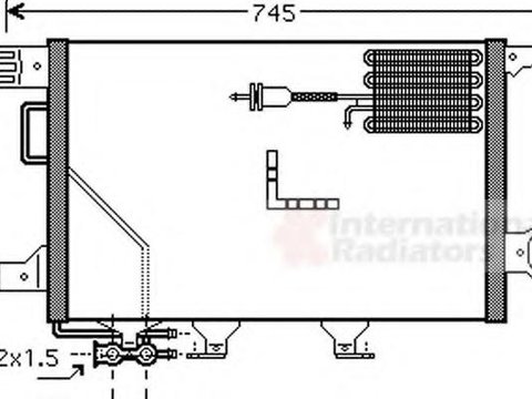 Condensator, climatizare MERCEDES-BENZ C-CLASS limuzina (W203), MERCEDES-BENZ C-CLASS Sportscoupe (CL203), MERCEDES-BENZ C-CLASS T-Model (S203) - VAN