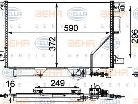 Condensator climatizare MERCEDES-BENZ C-CLASS cupe (C204) - Cod intern: W20088834 - LIVRARE DIN STOC in 24 ore!!!