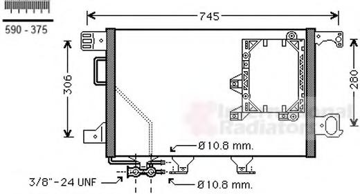 Condensator, climatizare MERCEDES-BENZ CLK (C209), MERCEDES-BENZ CLK Cabriolet (A209) - VAN WEZEL 30005564