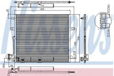 Condensator, climatizare MERCEDES-BENZ G-CLASS (W4