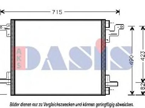 Condensator, climatizare MERCEDES-BENZ M-CLASS (W163) - AKS DASIS 122005N