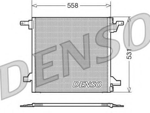 Condensator, climatizare MERCEDES-BENZ M-CLASS (W163) - DENSO DCN17022