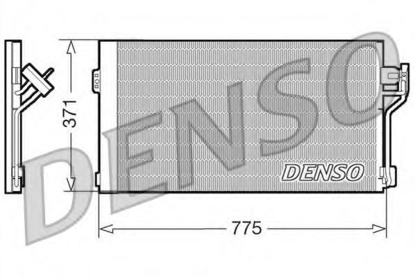 Condensator, climatizare MERCEDES-BENZ VIANO (W639), MERCEDES-BENZ VITO bus (W639), MERCEDES-BENZ VITO / MIXTO caroserie (W639) - DENSO DCN17050