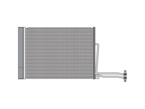 Condensator climatizare MINI One D, Mini (R50, R53), 06.2003-09.2006, motor 1.4 d, 55 kw diesel, cutie manuala/CVT, full aluminiu brazat, 525(480)x360x16 mm, cu uscator si filtru integrat