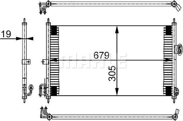 Condensator, climatizare NISSAN ALMERA II (N16), H