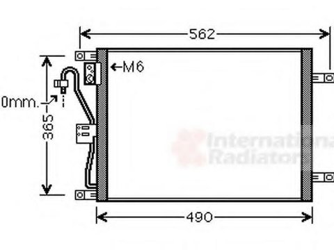 Condensator, climatizare NISSAN MARCH III (K12), NISSAN NOTE (E11) - VAN WEZEL 13005252