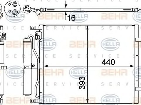 Condensator climatizare NISSAN MICRA 1,5DCI 03- - Cod intern: W20088774 - LIVRARE DIN STOC in 24 ore!!!