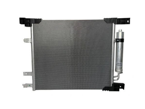 Condensator climatizare Nissan Note/Versa Note (E12), 04.2013-, motor 1.6, 82 kw benzina, cutie CVT, full aluminiu brazat, 484 (445)x407 (395)x16 mm, cu uscator filtrat