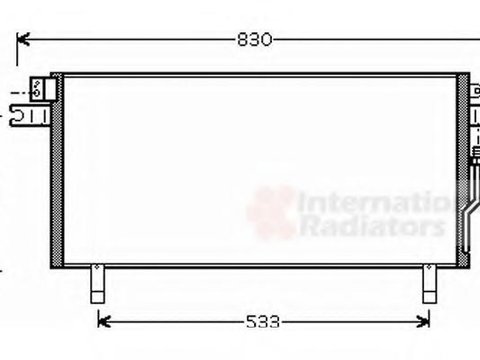 Condensator, climatizare NISSAN PATHFINDER (R50) - VAN WEZEL 13005268