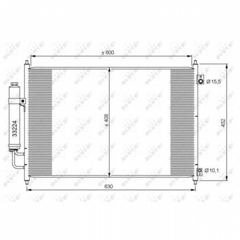 Condensator, climatizare Nissan X-TRAIL (T31) 2007