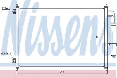 Condensator, climatizare NISSAN X-TRAIL (T31) (200