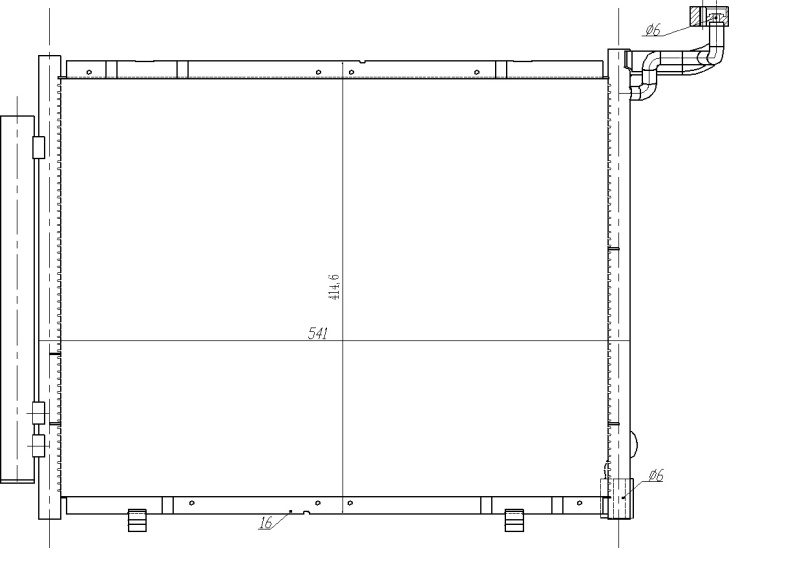 Condensator, climatizare NRF 350482 pentru FORD PUMA (J2K, CF7) 2019 2020 2021 2022 2023 2024 2025