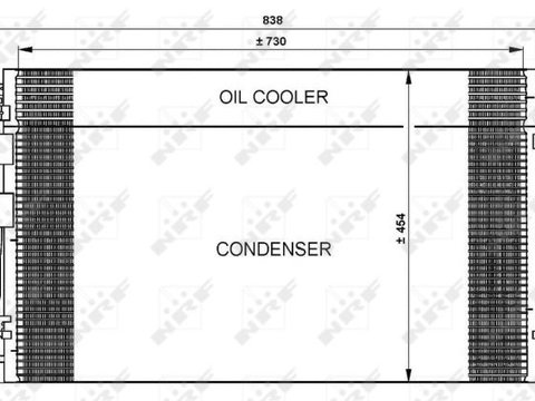 Condensator, climatizare NRF 35617