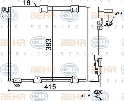 Condensator climatizare OPEL ASTRA G (DIESEL) - Co