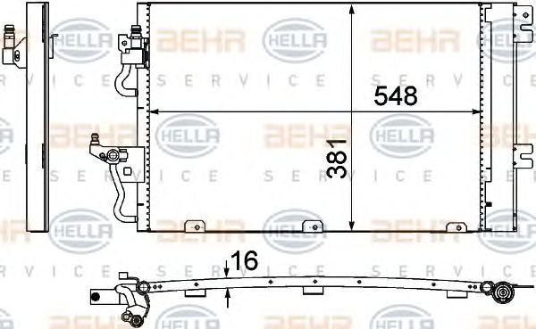 Condensator climatizare OPEL ZAFIRA A (F75_) - Cod intern: M20439938 - LIVRARE DIN STOC in 24 ore!!!