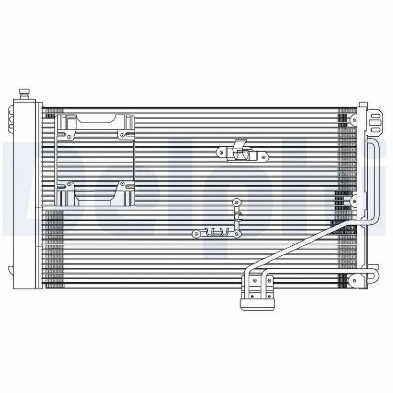 Condensator, climatizare pentru MERCEDES-BENZ C-CLASS (W203) 2000-2007