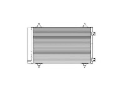 Condensator climatizare, Radiator AC Citroen C8 (E