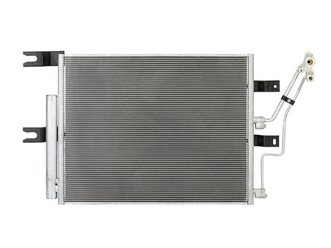 Condensator climatizare, Radiator AC Dodge Ram 2008-2013, 605(570)x465(452)x16mm, RapidAuto 3173K8C4