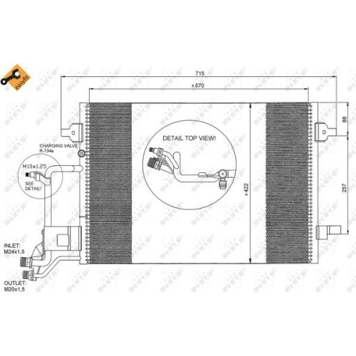 Condensator climatizare, Radiator clima Audi A4 (8