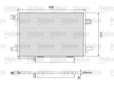 Condensator climatizare, Radiator clima Mercedes-Benz A-Class (W169) Valeo 814249