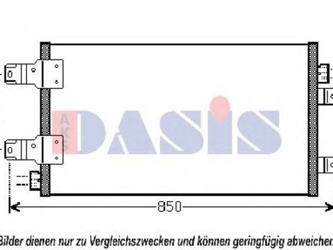 Condensator, climatizare RENAULT MASTER II Van (FD), RENAULT MASTER II platou / sasiu (ED/HD/UD), OPEL MOVANO caroserie (F9) - AKS DASIS 182039N