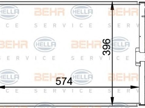 Condensator climatizare RENAULT MEGANE III hatchback (BZ0_) - Cod intern: W20088786 - LIVRARE DIN STOC in 24 ore!!!