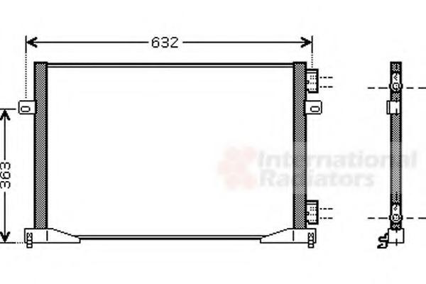 Condensator, climatizare RENAULT TRAFIC II bus (JL