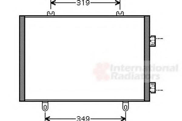 Condensator, climatizare RENAULT TRUCKS MASCOTT caroserie inchisa/combi, RENAULT TRUCKS MASCOTT platou / sasiu - VAN WEZEL 43005349