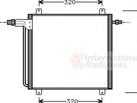 Condensator, climatizare RENAULT TWINGO I (C06_), RENAULT TWINGO I Van (S06_) - VAN WEZEL 43005200