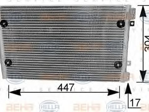 Condensator, climatizare ROVER 600 (RH) - HELLA 8FC 351 036-271