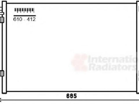 Condensator, climatizare SSANGYONG CHAIRMAN (HT_) - VAN WEZEL 81005112