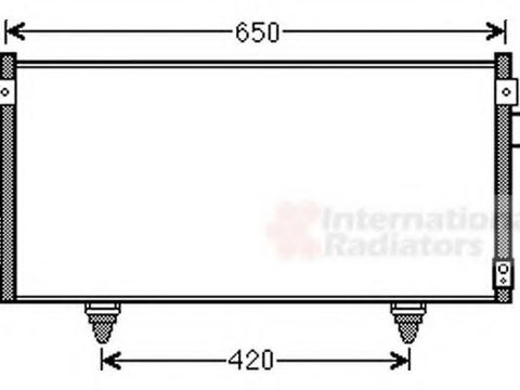 Condensator, climatizare SUBARU IMPREZA hatchback (GR, GH, G3), SUBARU FORESTER (SH) - VAN WEZEL 51005077