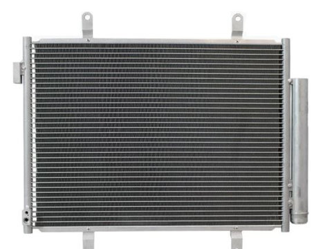 Condensator climatizare Suzuki Celerio, 03.2014-, motor 1.0, 50 kw benzina, cutie manuala, full aluminiu brazat, 490(460)x352(333)x12 mm, cu uscator si filtru integrat