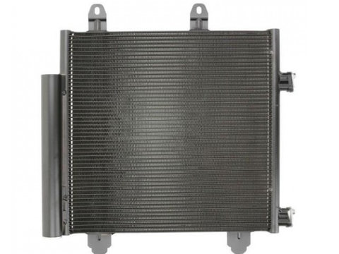 Condensator climatizare Toyota Aygo, 05.2014-, Citroen C1, 04.2014-, Peugeot 108, 05.2014-, motor 1.0, 51 kw, 1.2 PureTech, 60 kw benzina, full aluminiu brazat, 390 (352)x353 (335)x16 mm, cu uscator si filtru integrat